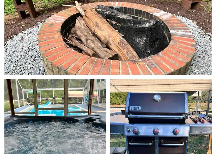 Сasa de vacaciones Groups Hot Tub 4b 4b Private Fun Tallahassee